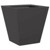 VidaXL Jardinière noir 30x30x30 cm acier, jardinière d'extérieur, boîte à fleurs, boîte de jardin, jardinière de patio, 851038