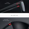 Gafas de Sol Clásicas para Hombre Marca BARCUR Comodidad Duradero Montura Rectangular de PC Lente TAC Versátil Edad Gafas de Sol Polarizadas