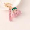 2025 New Cherry KeyChain Claw Chain Craft Full Crystal Rhinestone Women's Luxury Bags Pendant Souvenir Gifts for Family Friend