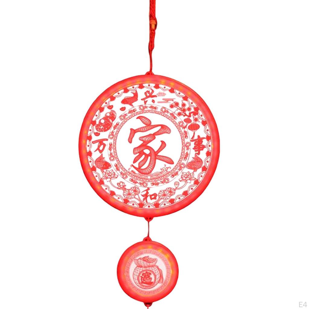Chinese Spring Festival Light Year Decorations Pendant 3D Ornament Indoor Party Hanging