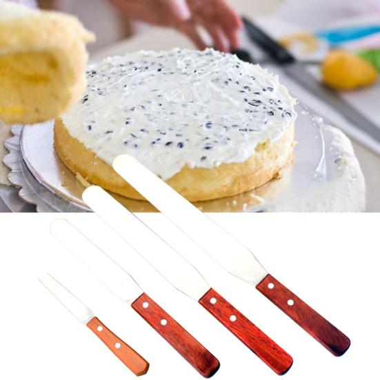 Icing Cream Spreader Scraper Cake Fondant Smoother Spatulas DIY Decorating Tool