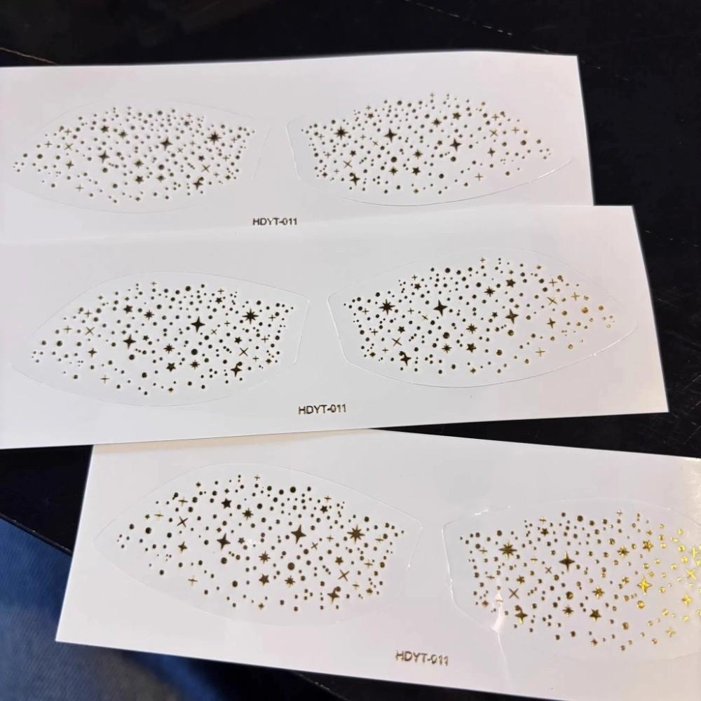 Tatuaggio Temporaneo Viso Bronzante Fai da Te Stelle Scintillanti Punti Ombretto Tatuaggio Lentiggini Comodo Trucco Lentiggini Adesivo Tatuaggio Viso