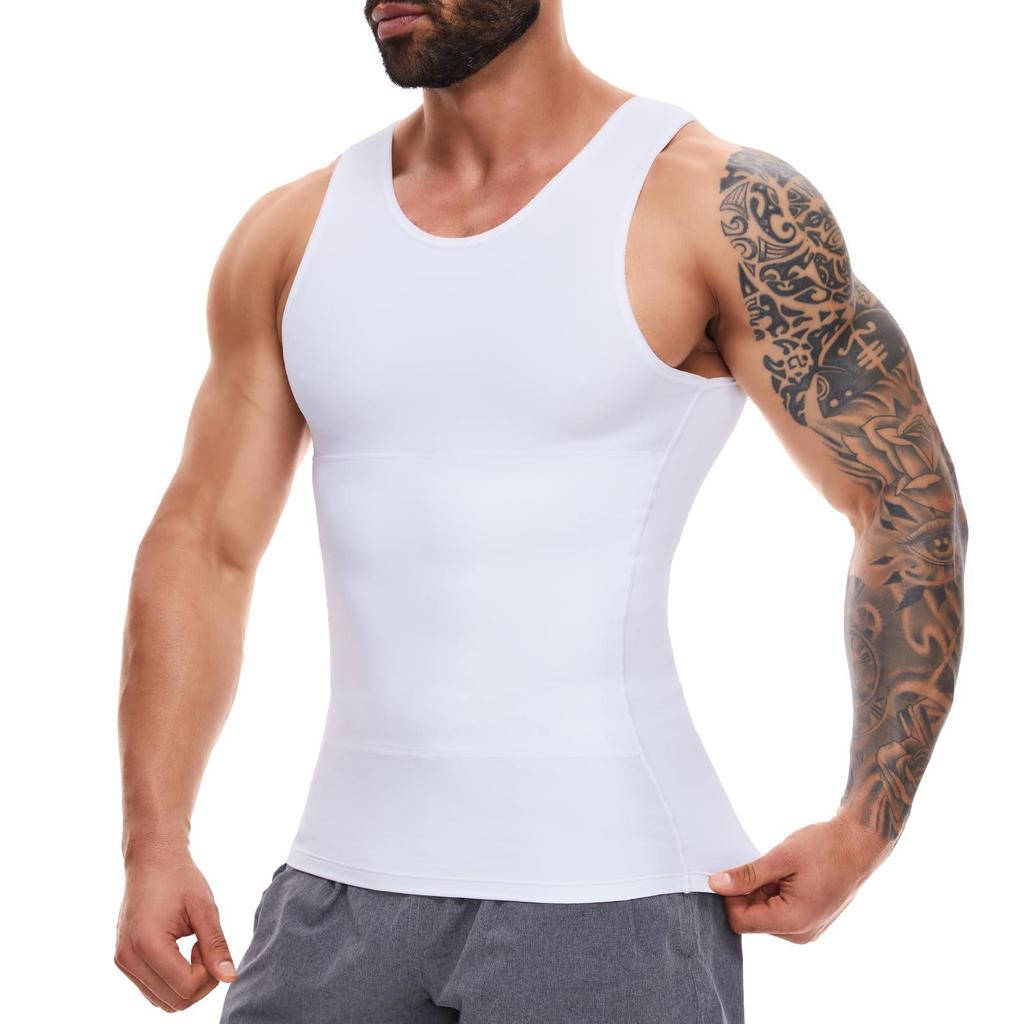 Men's Body Shaper Tummy Control Compression Vest