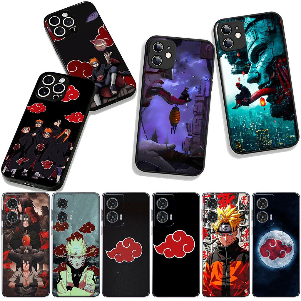 Cartoon Akatsuki Naruto Pain Case for Motorola Moto G54 G05 G24 G45 G55 G75 G85 G15 G57 G86 Power Edge 50 30 Fusion neo Pro