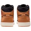 Jordan Air Jordan 1 Abrasion Resistant Abrasion Resistant Mid top Vintage Basketball Shoes Unisex Black Brown HV4091-002