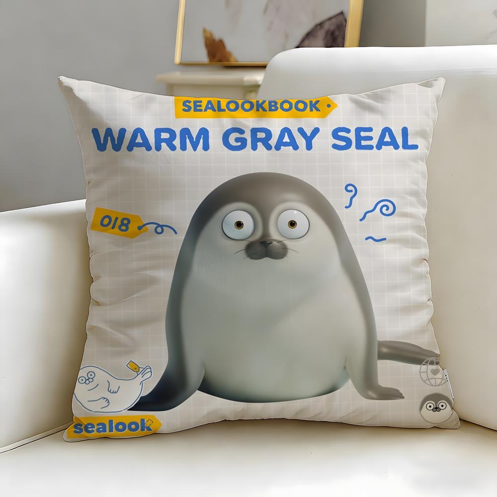Beliebte Marke SEALOOK Kissenbezug Weich Leicht zu waschen Kissenhülle Vielseitig für Sofa Bett Reisen und Büro
