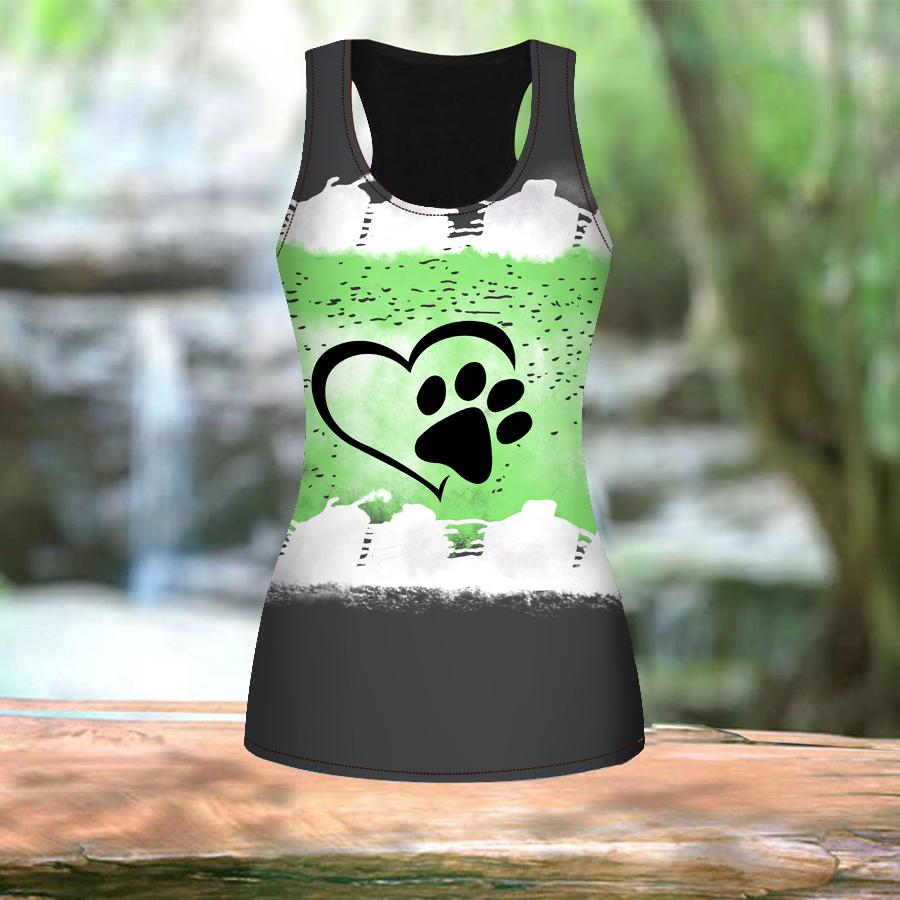 Женские летние спортивные рубашки с 3D оранжевым сердечным принтом для занятий йогой — фото 5