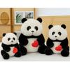 Adorable Plush Panda Toy With Pp Cotton Filling For Girls Children Doll Gift