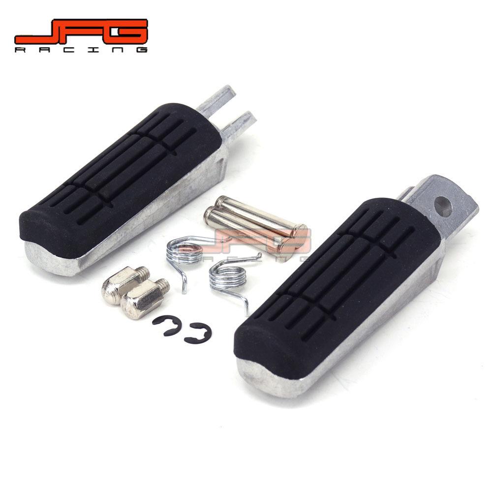Aluminum Rear Foot Pegs for Fazer700, FZ1, FZ6R, and FJR1300 Motorcycles