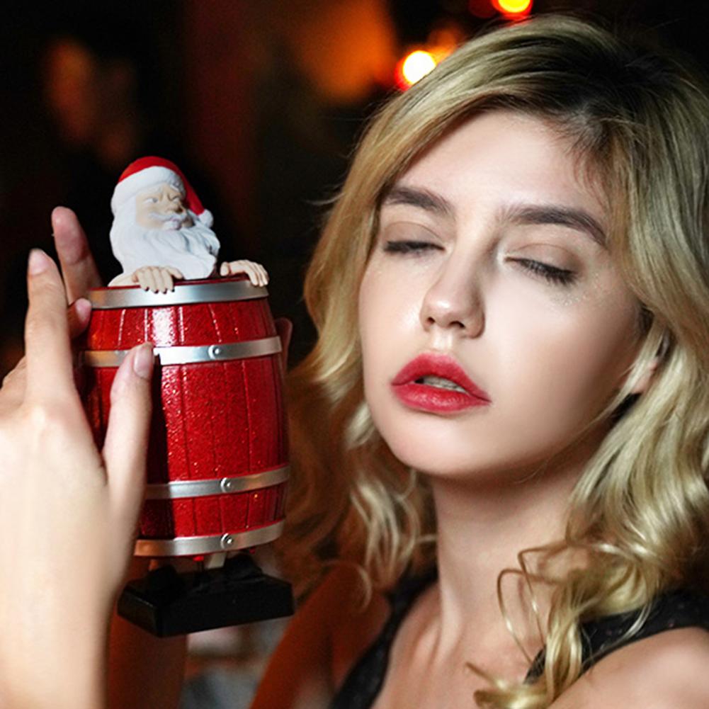 Automatische schrullige Onkel Zigarettenaufbewahrung Hülle Weihnachtsmann Weihnachten Zigaretten Spender Scherz Zigarettenschachtel Organizer navidad noel