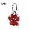 Puppy Town Jewelry Gift Mini Paw Pattern Puppy Dog Cat Collar ID Tag Pendant
