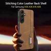 Stitching Color Retro Matte Leather Case For Samsung Galaxy A56 A36 A16 A06 A55 A35 Full Cover Camera Protector Anti Slide Shell