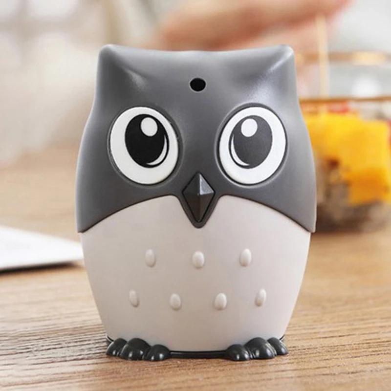 Милый мультяшный сова Держатель для зубочисток Настольный автоматический диспенсер для зубочисток Контейнер для зубочисток Семейные аксессуары для бара