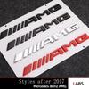Car Sticker AMG Logo Car Tail Trunk Auto Emblem Sticker Accessories For Mercedes Benz Brabus Smart Maybach W204 GLC CLA W205 W20