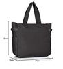 Anello A4 Tote Bag, Large Capacity, 10 Pockets, Multi-Storage, POST ATC3132Z, Black
