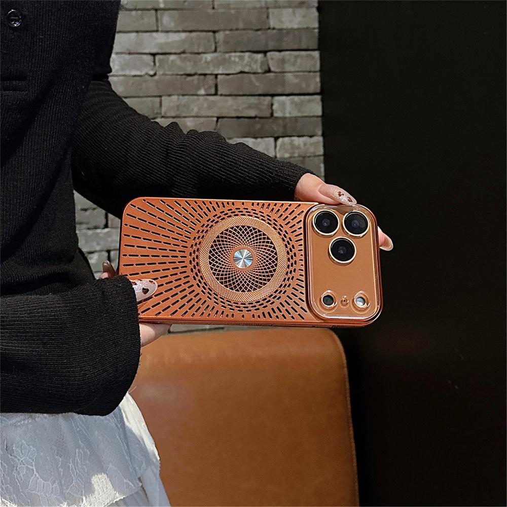 Cooling Phone Case with Camera Protective for Apple IPhone 17 Air 16 Plus 16 14 13 12 Pro Max Magnetic Heat Dissipation