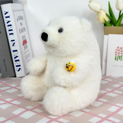 Simulated Polar Bear Plush Toy Video Game City Redemption Machine Doll Aquarium Penguin Souvenir