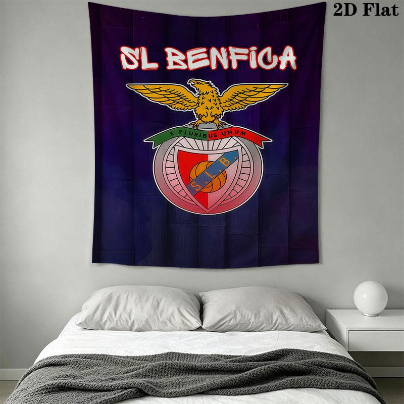 Benfica LOGO Wall Hanging Printed Fabric Blanket Decorative Tapestries for Bedroom Living Room Home Decor