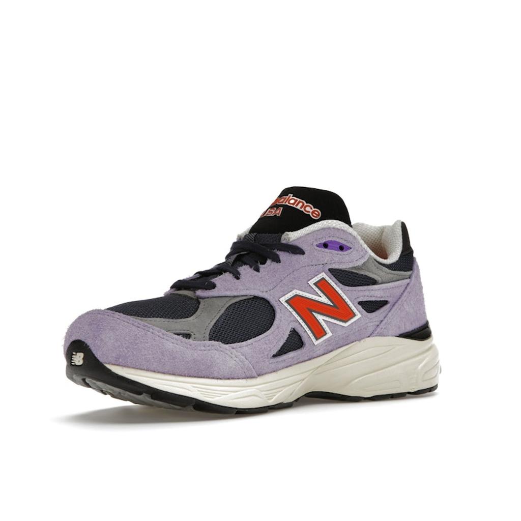 Teddy Santis X New Balance 990v3 Made In USA Raw Amethyst Unisex Sneakers Purple Nb-Navy M990TD3