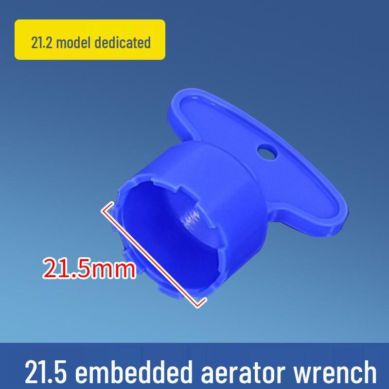 

Трансграничный излив для раковины со встроенным аэратором, скрытой фильтрующей сеткой и инструментом для разборки.