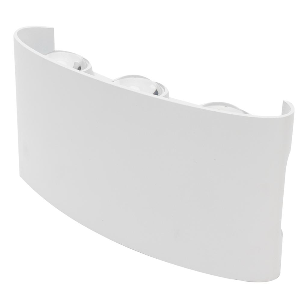 6LED 6W Wall Light Innovative Up Down Wall Lamp IP65 Waterproof AC85-265V White Light