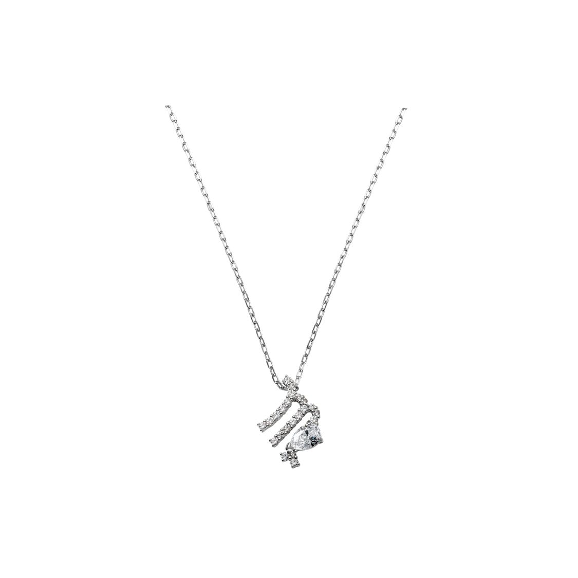 Swarovski Zodiac II Virgo Necklace Women necklace Silver 5563899 Box (Random Color)