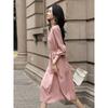 Autumn New Commuter Gentle Long Ruffled Collar Long Skirt Wind Dress Women