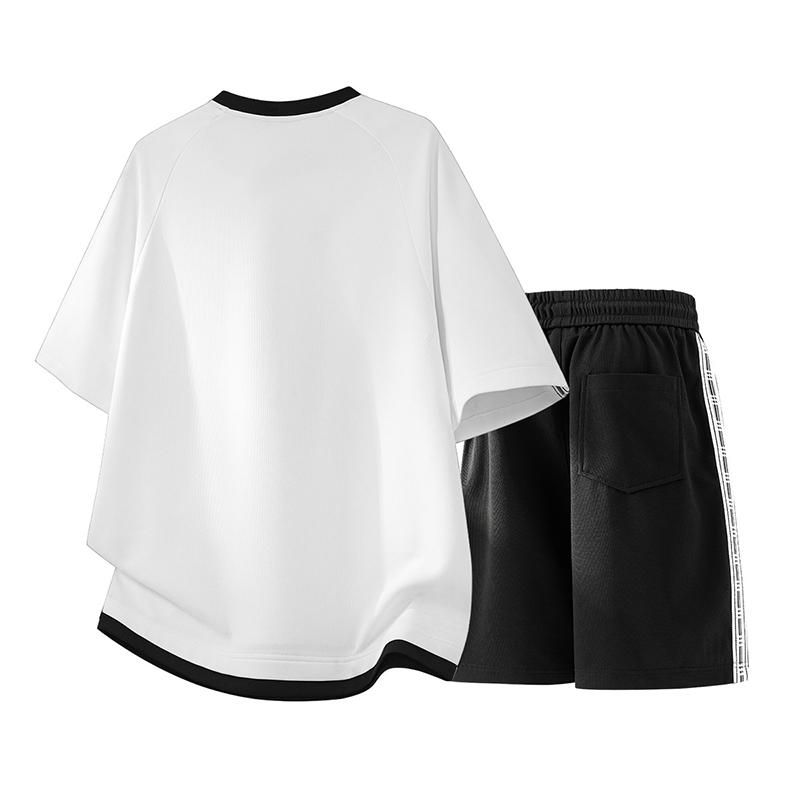 Summer Casual Sports Set For Men, Summer Thin Loose Casual Two-piece Set