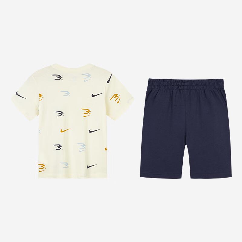 NIKE3BRAND Kids' Moisture-Wicking T-Shirt and Shorts 2-Piece Summer Set