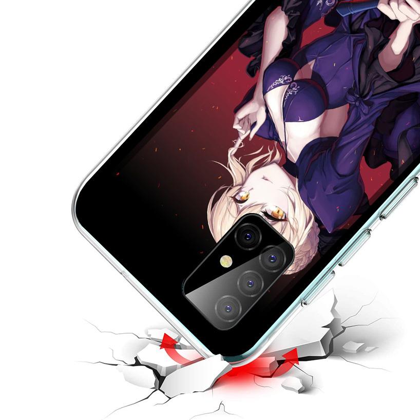 Fate Zero Stay Night Saber Phnoe Case for Samsung Galaxy A17 A37 A57 A16 A26 A36 A56 A15 A14 A13 A55 A54 A53 A35 A34 A33 A25 A24