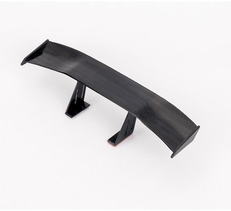 Mini GT Karbonový zadní spoiler křídlo na auto Nevyžaduje vrtání Ozdoba ocasu Autodoplňky exteriéru Styling auta