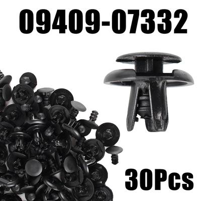 30Pcs Car Door Panel Trim Clips Bumper Clips For Suzuki For Honda 09409-07332 Auto Fastener Clip Automotive Accessories
