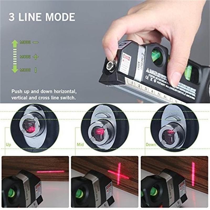 Víceúčelová laserová nivelační sada Standardní křížový laserový nivelační přístroj Vysoce přesný laserový nivelační přístroj Paprskový nástroj Vertikální laserový nivelační přístroj Lineární nástroj