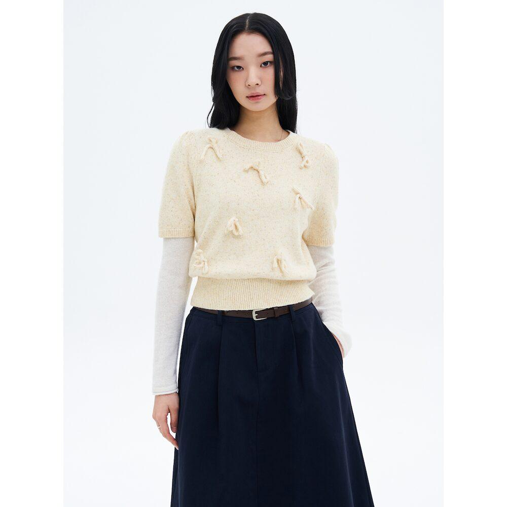 8seconds Ribbon Short Sleeve Pullover Yellow