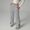 Women's Fashion Casual Wide Leg Sweatpants with Split Hem for Everyday Wear