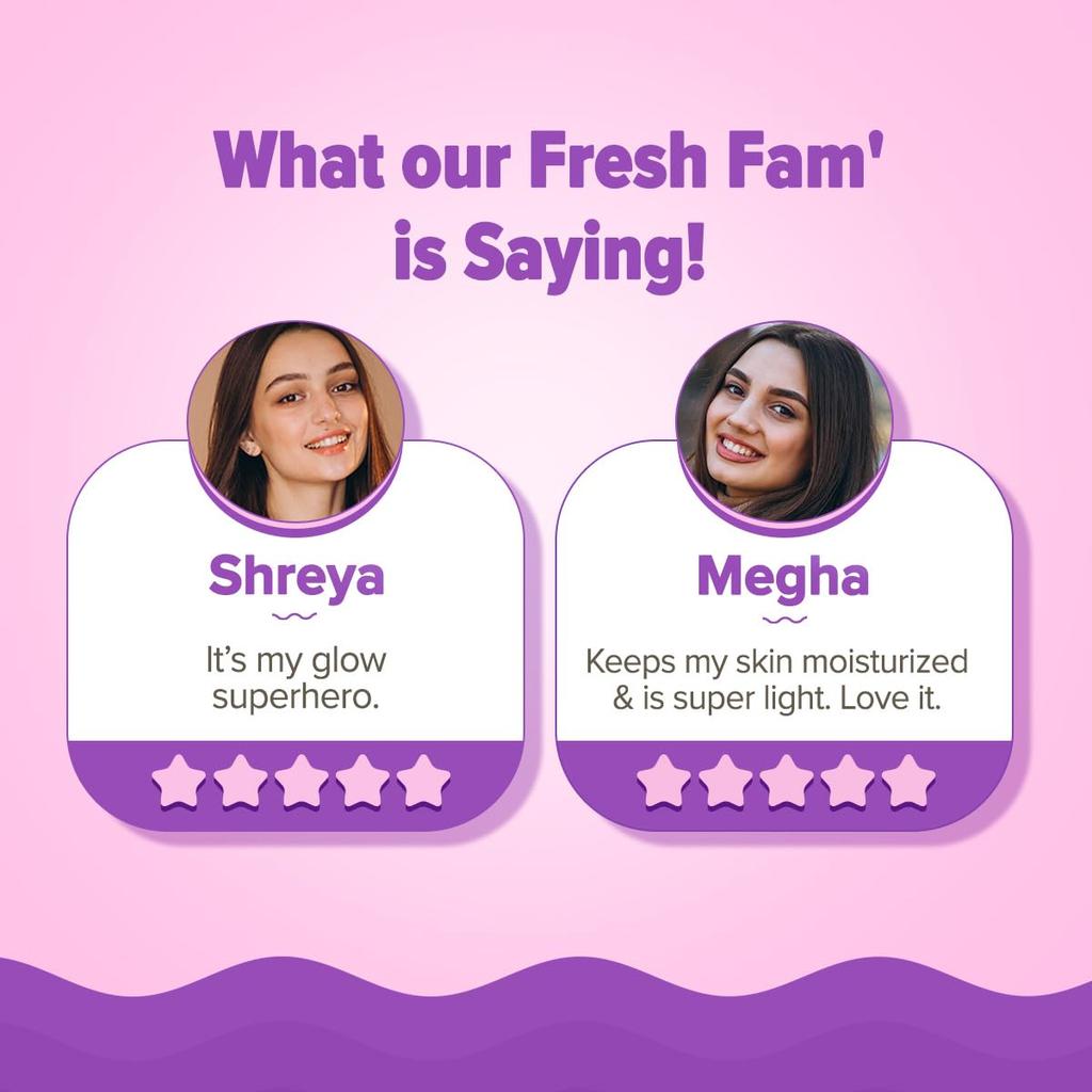 Aqualogica Illuminate+ Ölfreier Feuchtigkeitsspender Für Strahlende Leuchtende Haut, Leicht Nicht Klebrig Tägliche Feuchtigkeitsversorgung 50 g