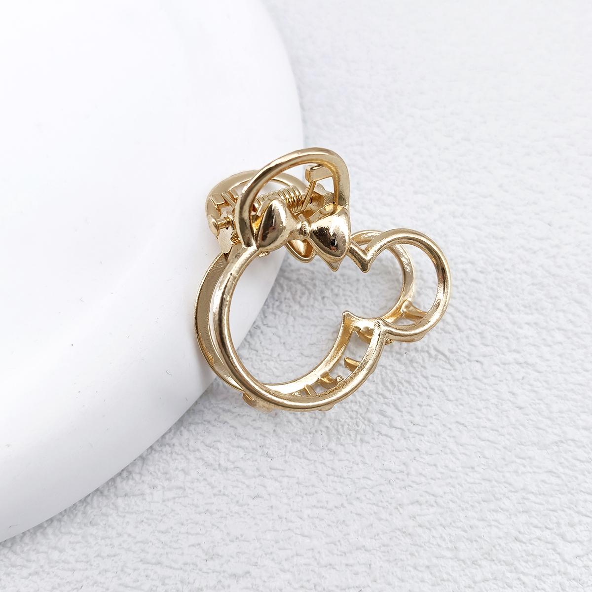 12 Стилей Модный Мини 4см Металлический Зажим для Волос для Женщин Золотистый Цвет Крест Краб Заколка для Волос Корейская Элегантная Геометрическая Заколка Девушка Волосы