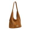 Large Bag for Women 2025 New Trend Genuine Leather Women's Bag Single Shoulder Underarm Bag Large Capacity Niche Matte Cowhide Crossbody Bag