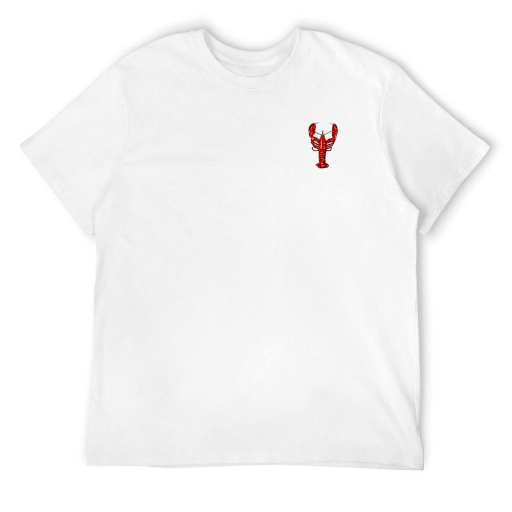 Hummer - kleines Logo - weißes T-Shirt Bluse koreanische Mode übergroße schwere T-Shirts für Männer