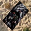 Naruto Character Customize Text Beach Towel Super Soft & Absorbent Portable for SwimmingBeachCamping Travel Beach AccessoriesGym