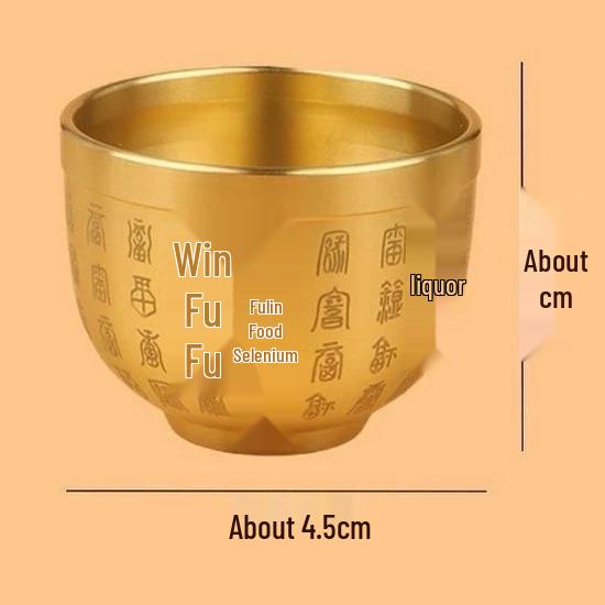 

Тонко вырезанная пепельница-цилиндр из чистой латуни Baifu