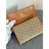 Used 【Excellent Condition】Celine Macadam PVC x Leather Bi-fold Wallet, Beige Tones cw553