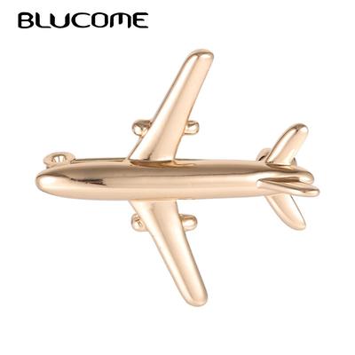 Spilla Badge a Forma di Aereo alla Moda Metallo di Buona Qualità Aeromobile Corsage Maglione Donna Uomo Spille Decorazione Risvolto Regali