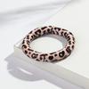Colorful Leopard Bamboo Tube Acrylic Bracelets for Women Men Vintage Elastic Chunky Curved Resin Bangle Stackable Jewelry Gifts
