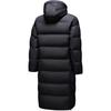 Anta Sports Lifestyle Series Solid Color Zipper Hooded Comfortable Breathable Long Down Jacket Unisex Outerwear Black 452440207-2