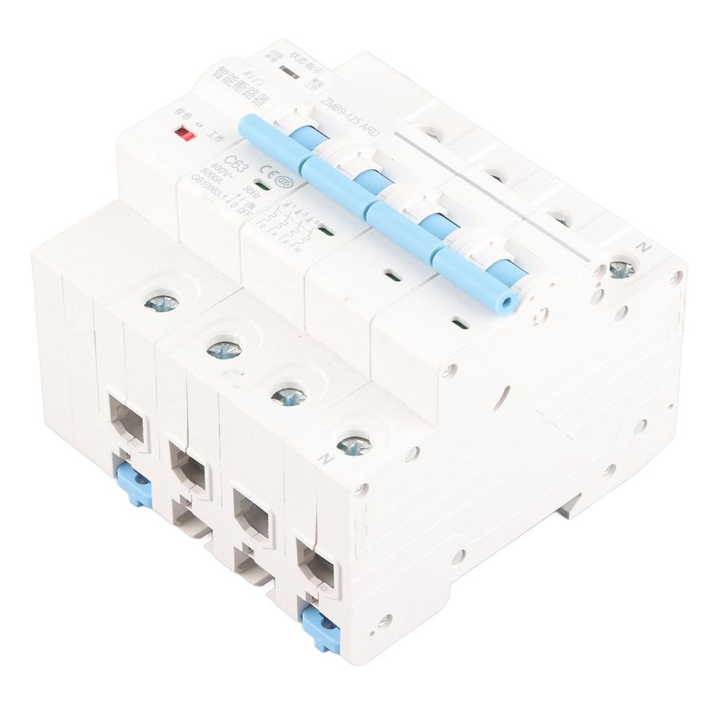 WiFi 4P Intelligent Circuit Breaker Wireless Remote Control Switch 400V63A