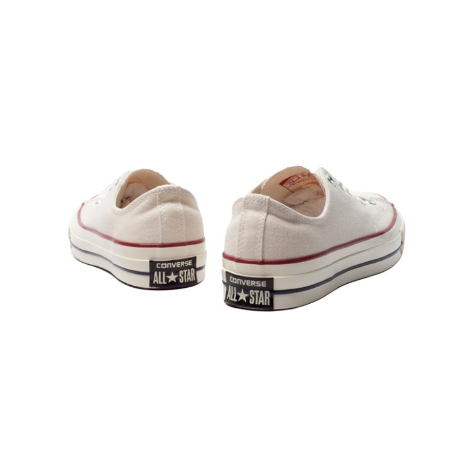 Converse Addict Chuck Taylor Leather Ox Comfortable Versatile Durable Breathable Low Top Skate Shoes Unisex Sneakers Beige 1CL880