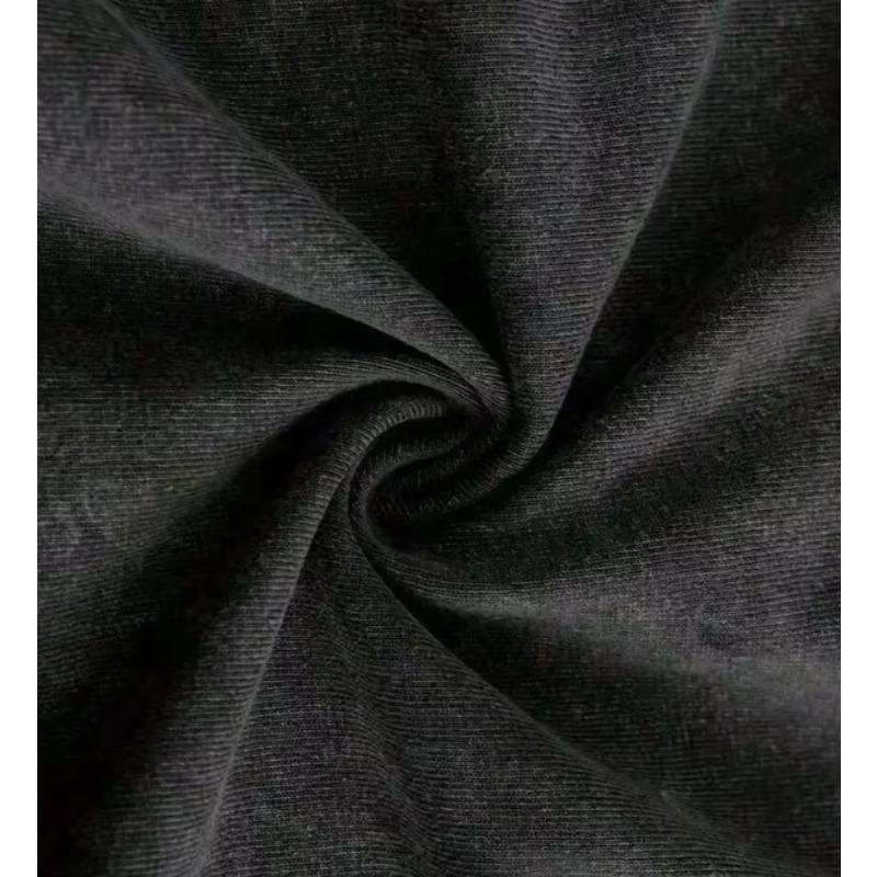 Vintage Gothic Rabe Print T-Shirt Unisex Gewaschenes Schwarz Rundhalsausschnitt Oversized Tee Y2K Streetwear Kurzarm für den täglichen Gebrauch