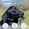 UPSKY Dog Rope Toys 2 Nearly Indestructible Pet Toys for Medium To Large Breed, Dental Cleaning Chew Toys, Dogs Tug Toy for Boredom, Teething for