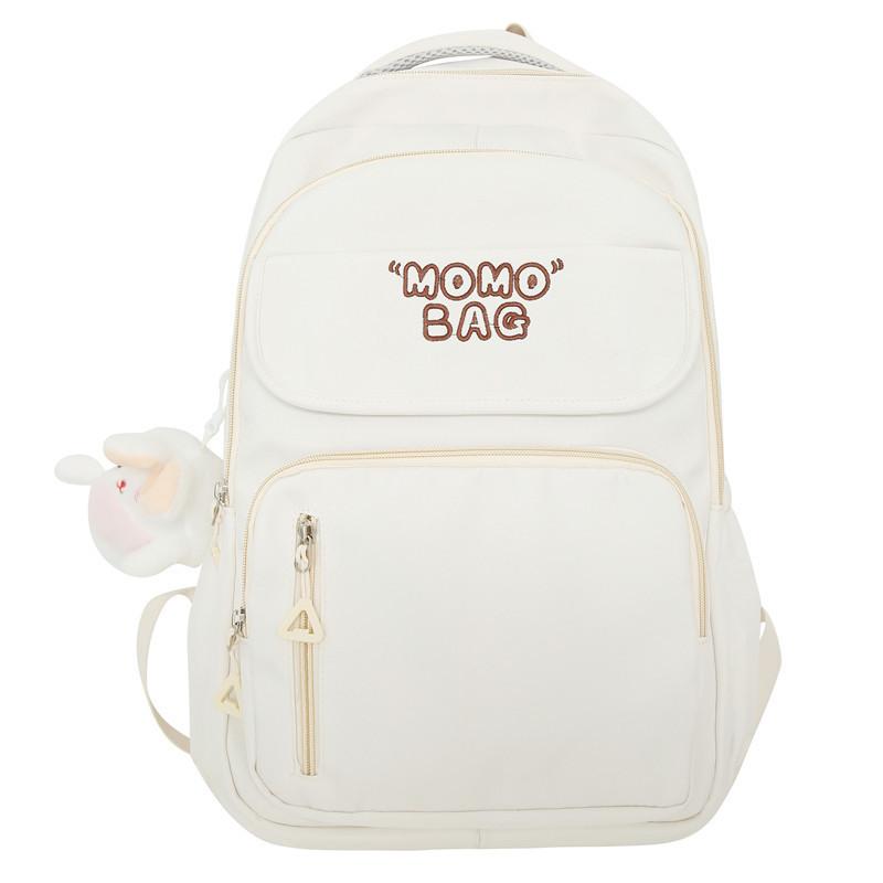 New ins College Wind Large Capacity Women's School Bag Women's Factory College Student Backpack Junior High School Student Computer